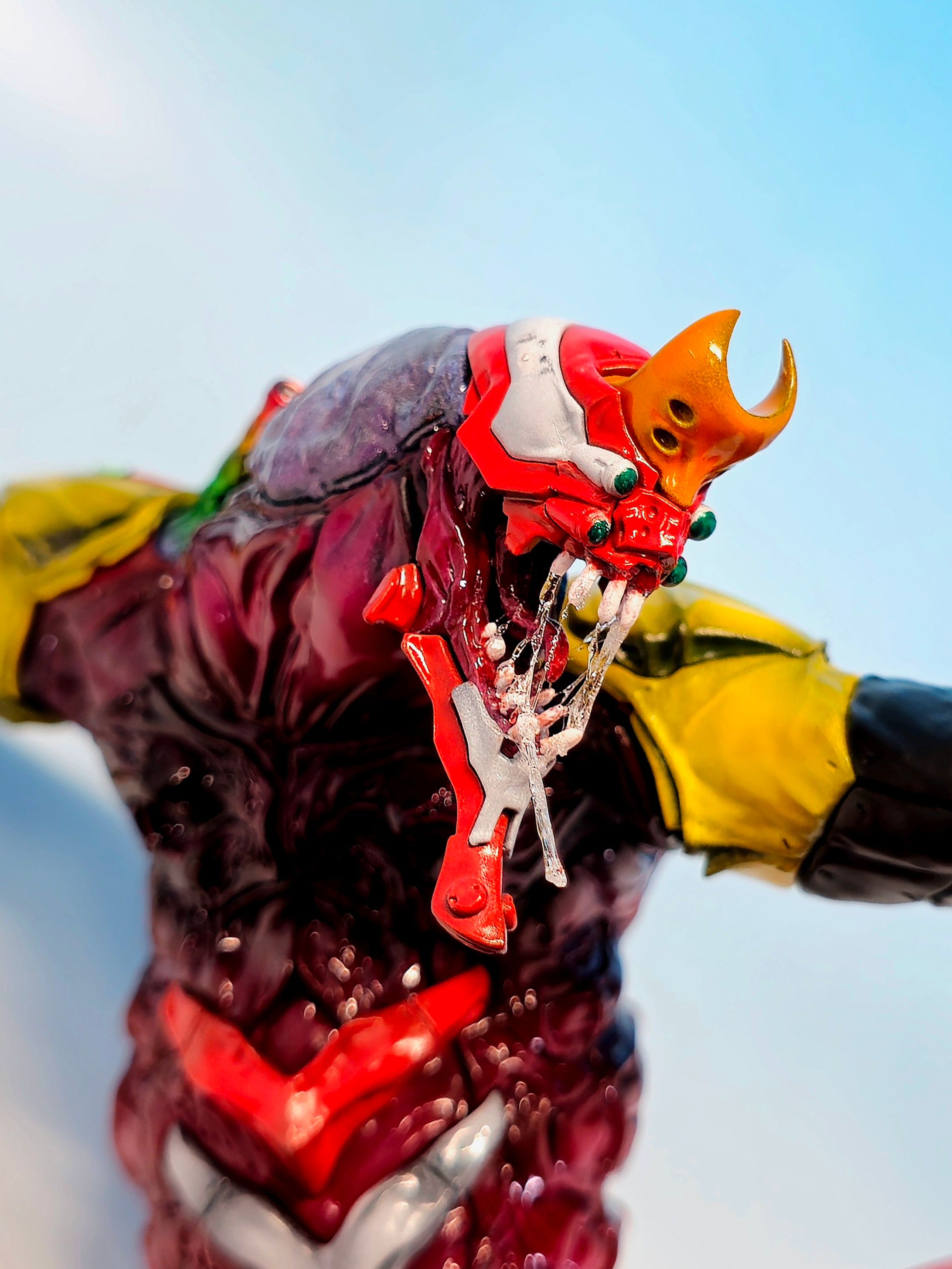 ARTPLA SCULPTURE WORKS エヴァンゲリオン2号機獣化第2形態ザ・ビースト“ジオフロント血戦”-1