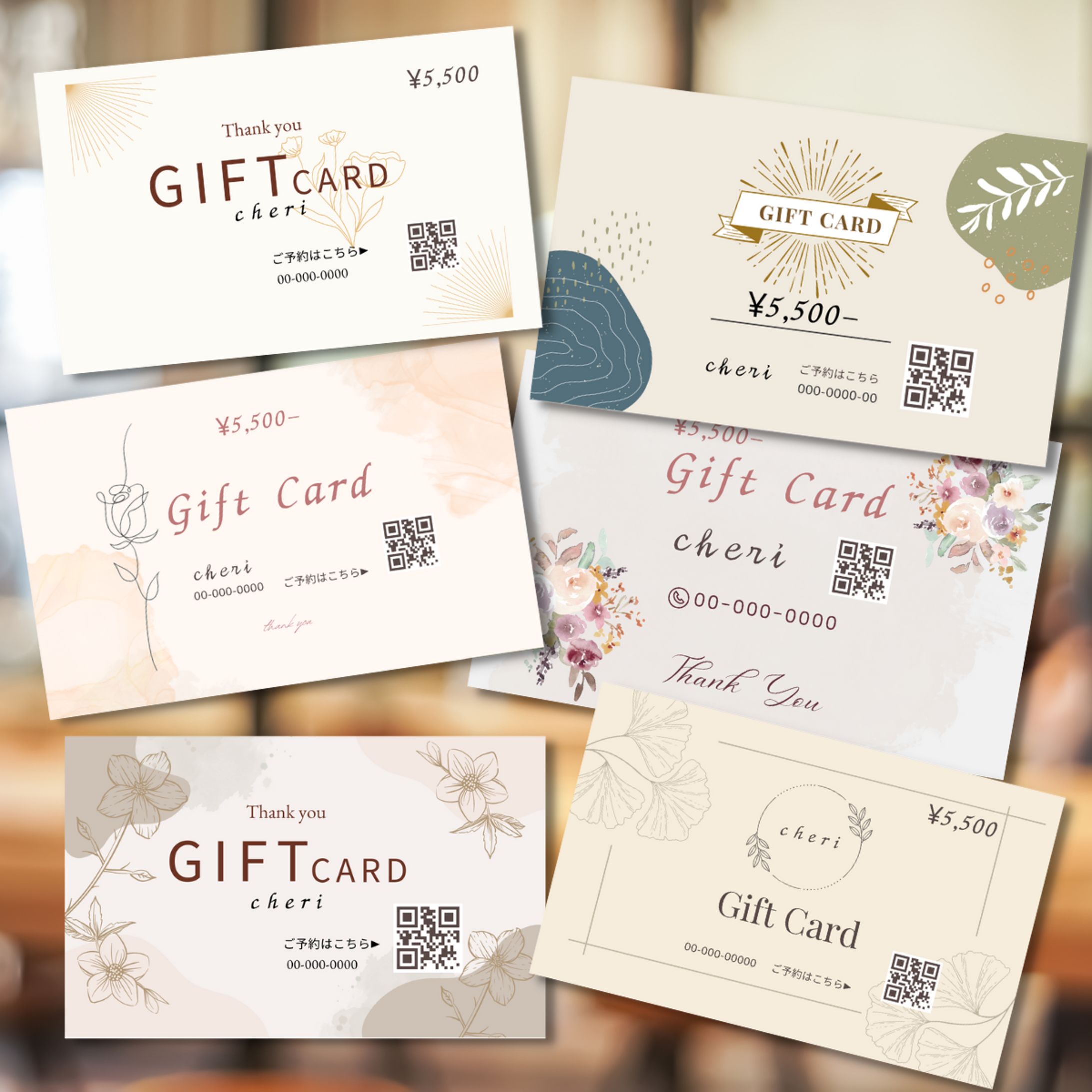 【実績】名刺・ショップカード各種-1