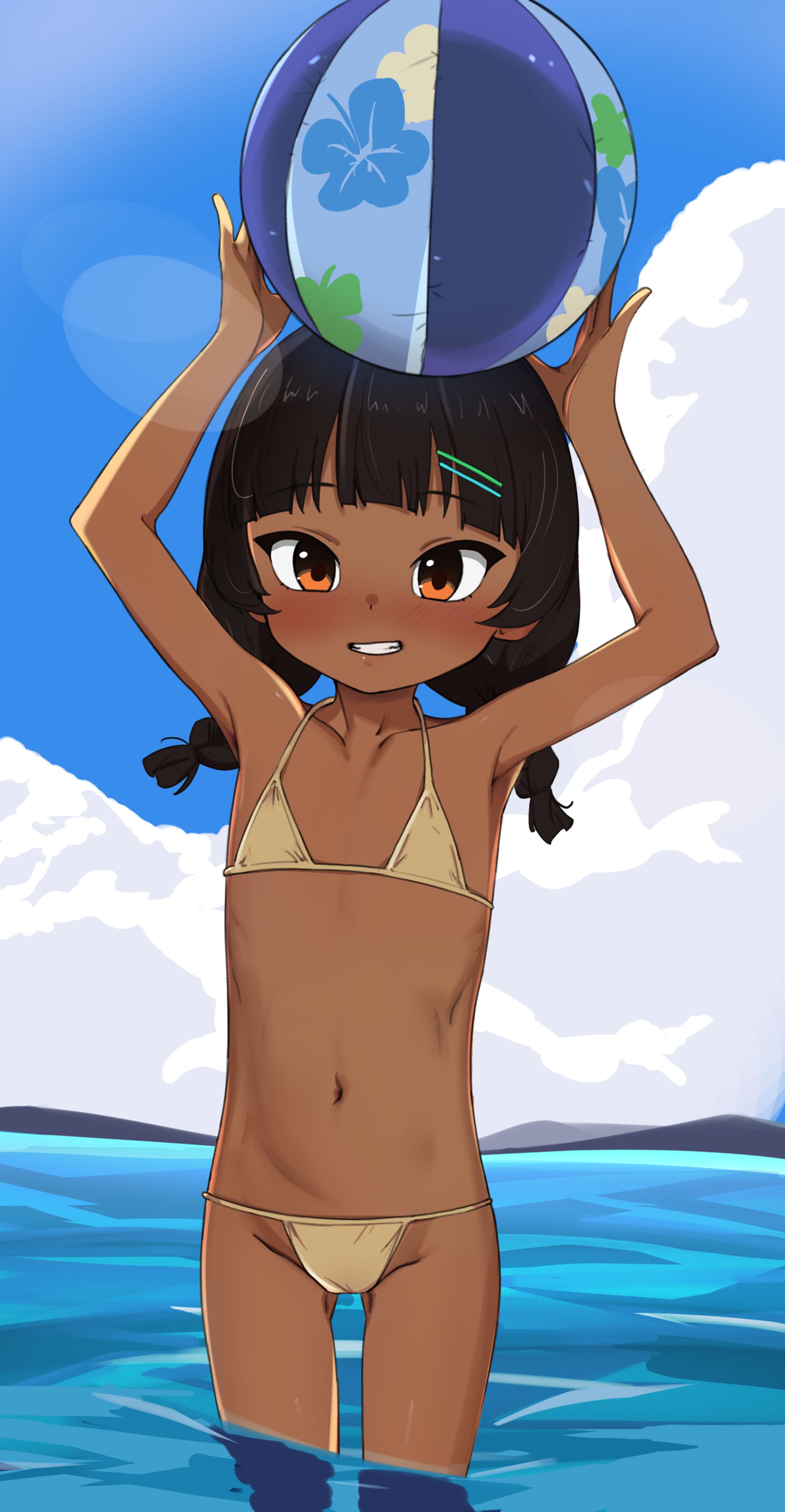 褐色の女の子-1