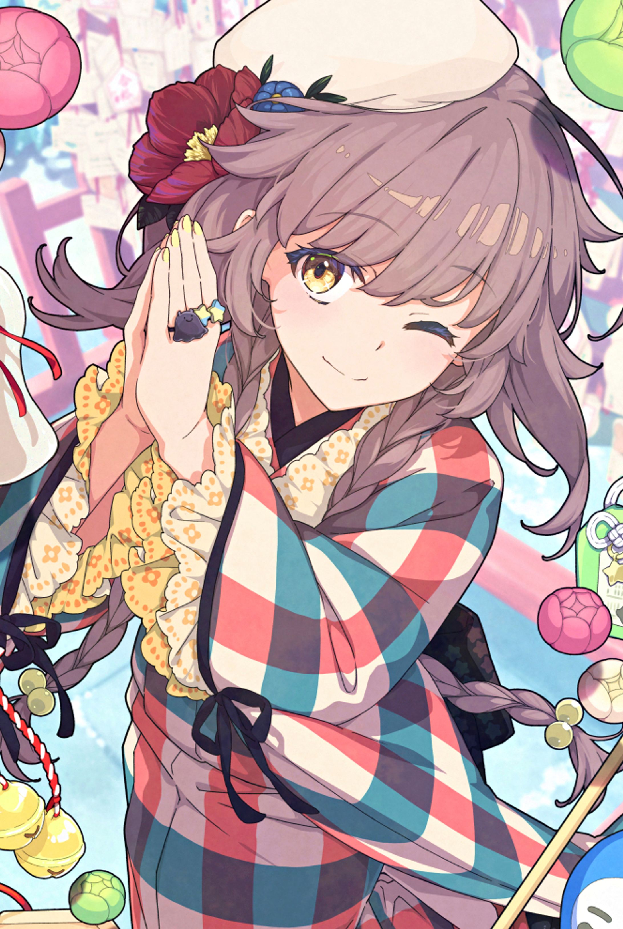 メロンブックス画集『103+麗　by Melonbooks Girls Collection 2023 WINTER』表紙イラスト-1