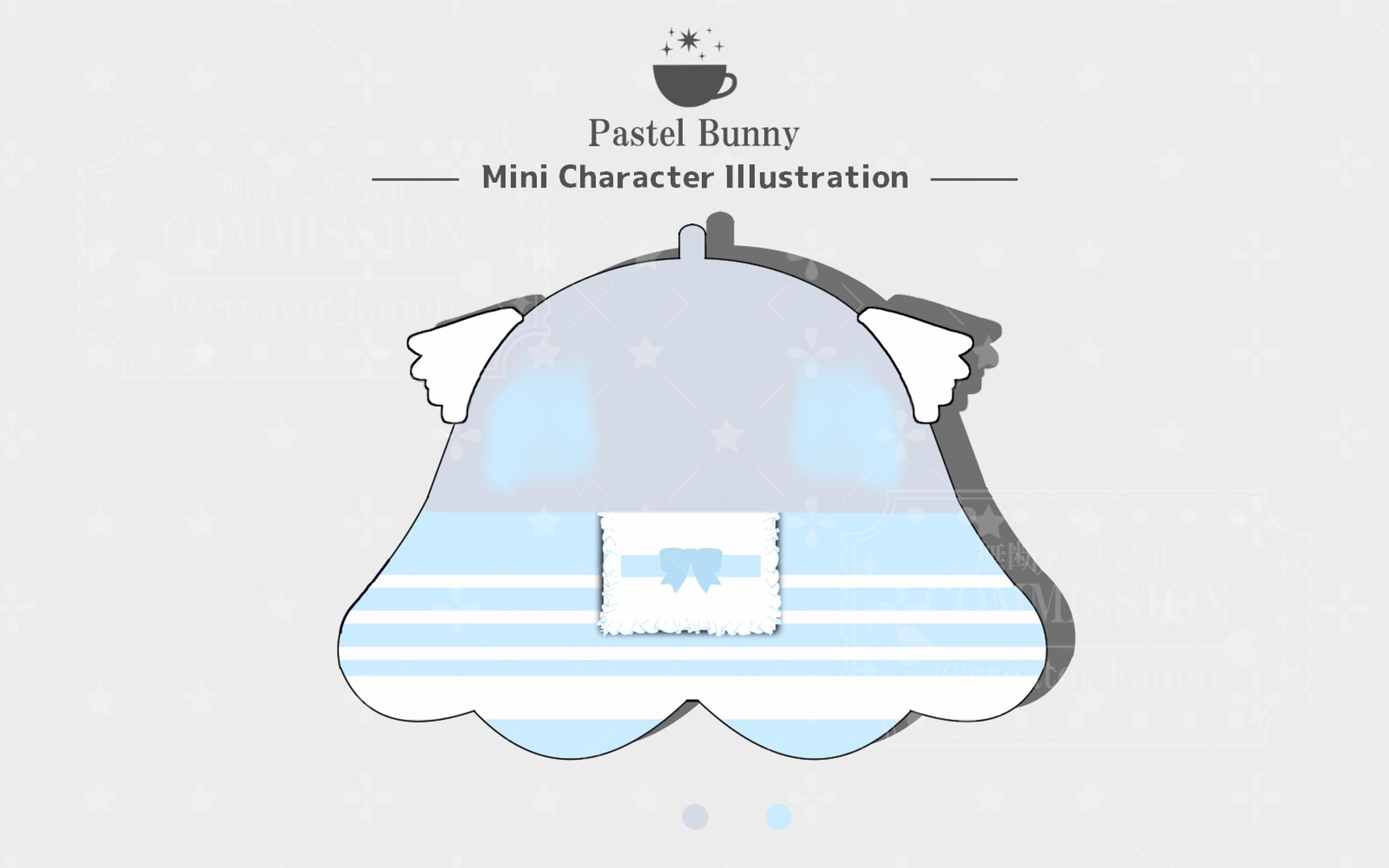 【LIVEwith所属】うさぎさんたべた様 Vキャラ風メンダコ-1