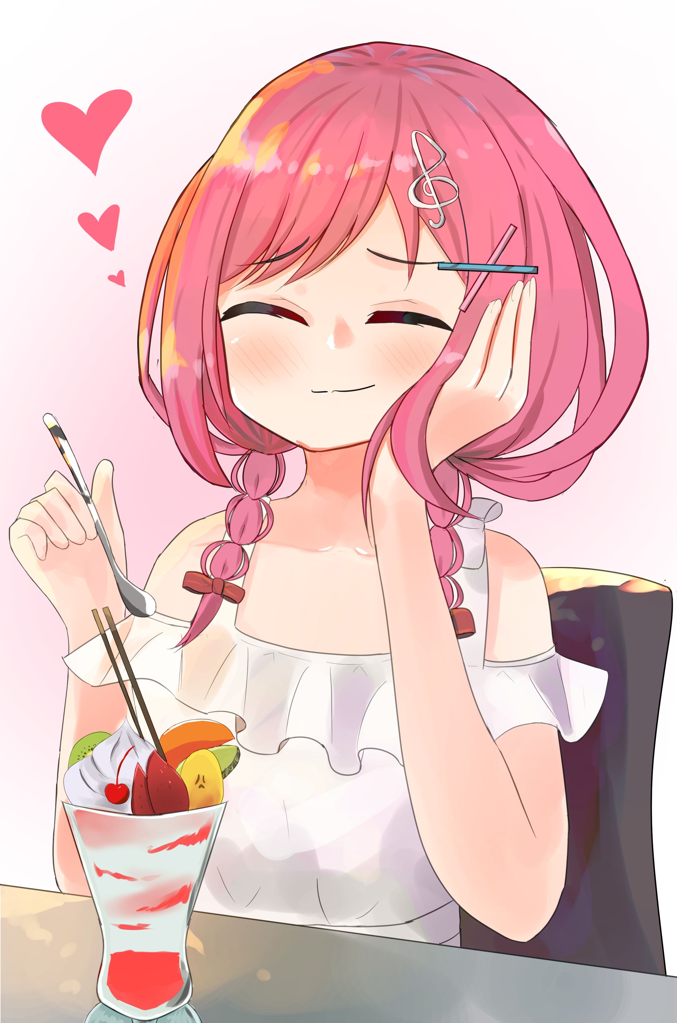 【ご依頼】巫護まに様　新衣装一枚絵-1