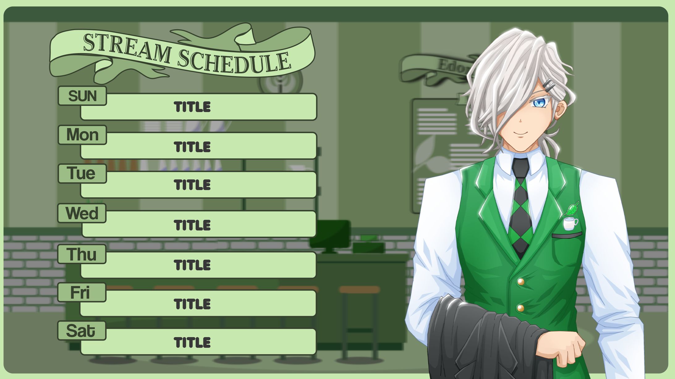 [Vtuber Stream Schedule] - Edward Winston-1