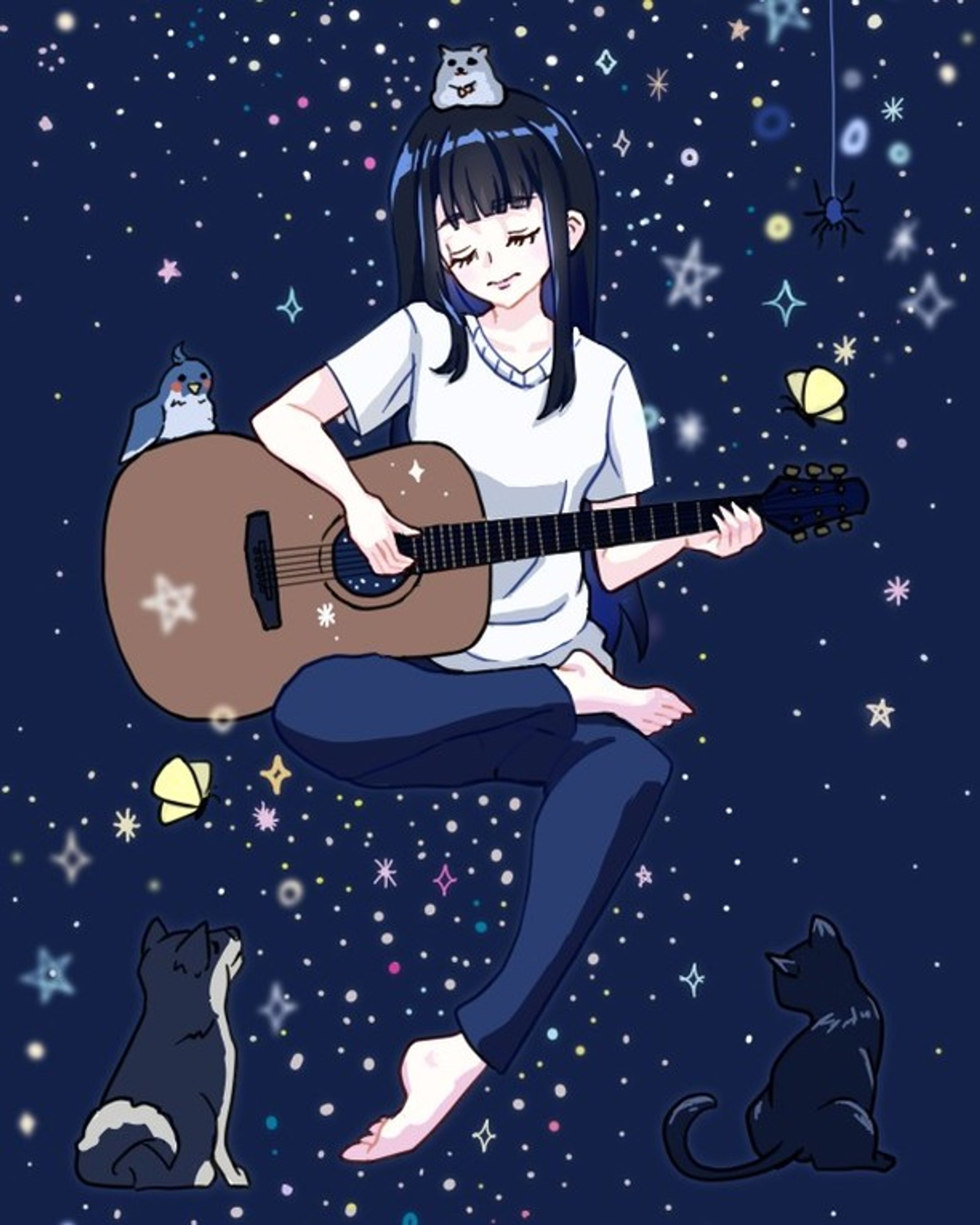星空音楽会 #イラスト #illustration-1