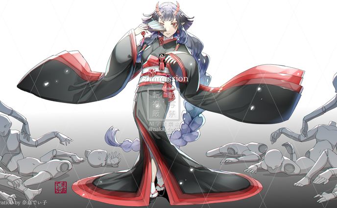 歌ってみた動画用一枚絵　恋獄おとね様