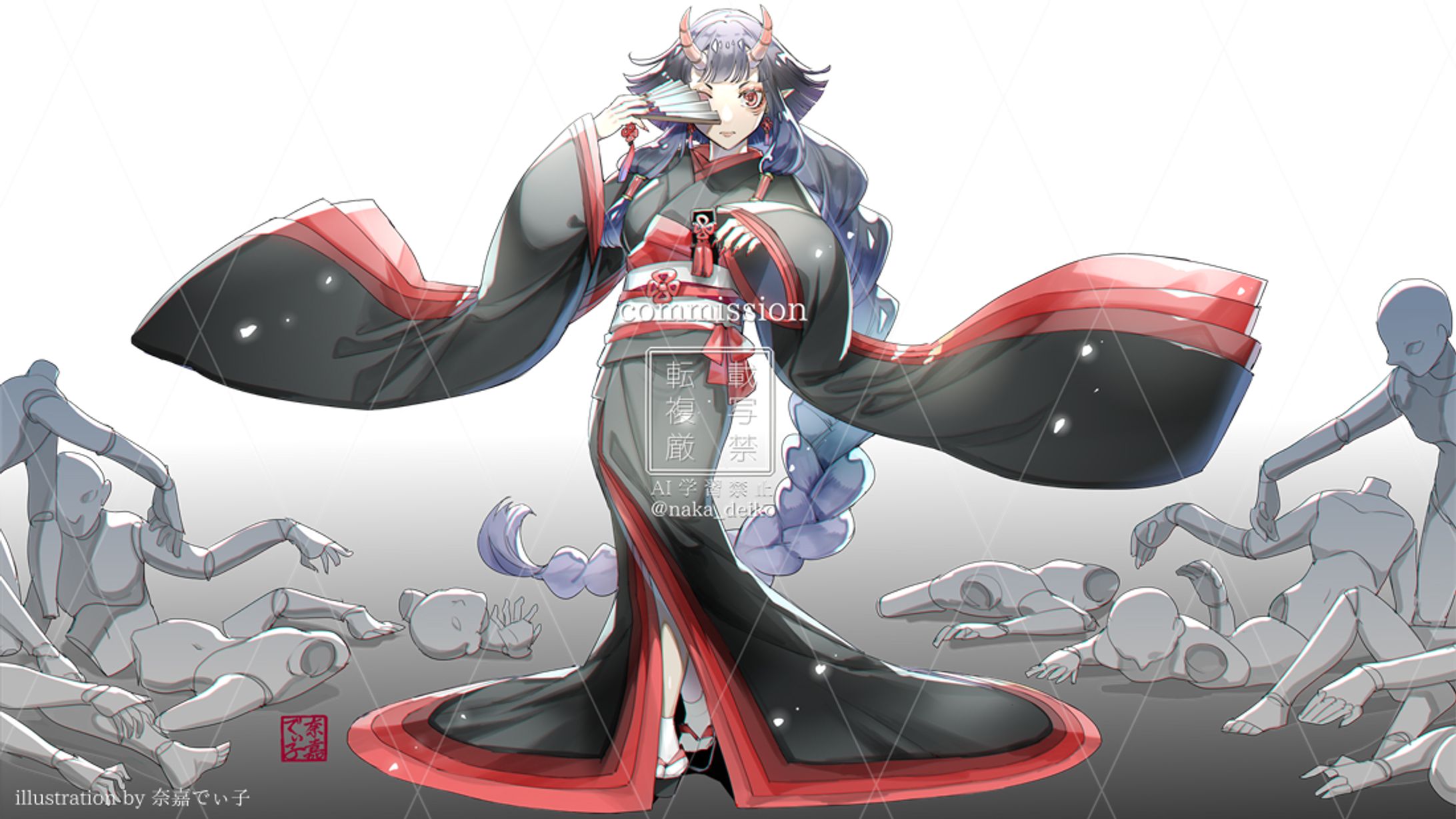 歌ってみた動画用一枚絵　恋獄おとね様-1