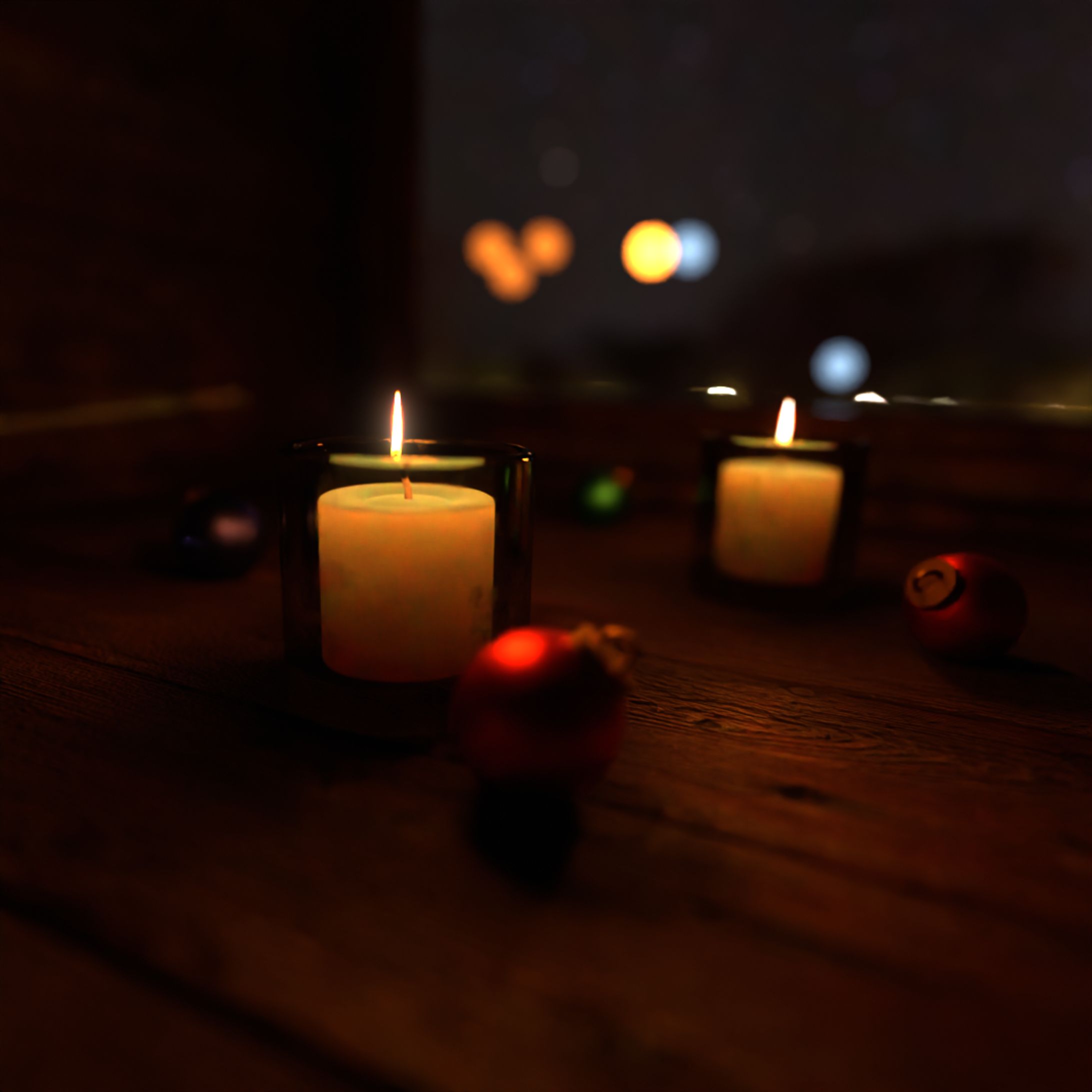 クリスマスキャンドル-1