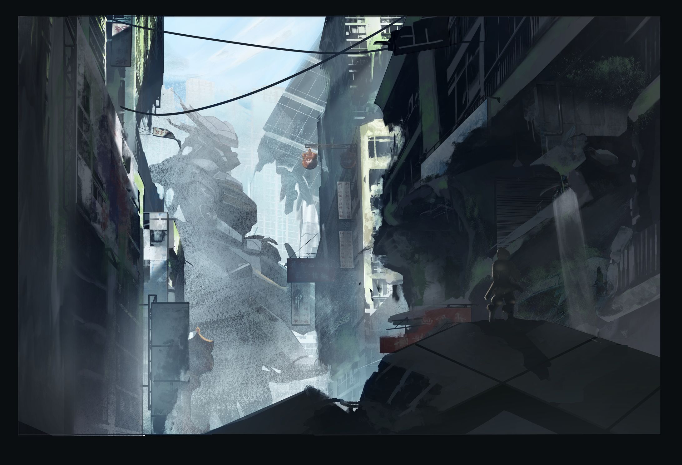 Environment Post Apocalyptic Setting Shot 1-1