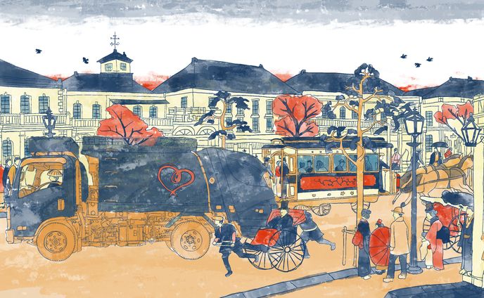 株式会社まごころ清掃社　分別表イラスト