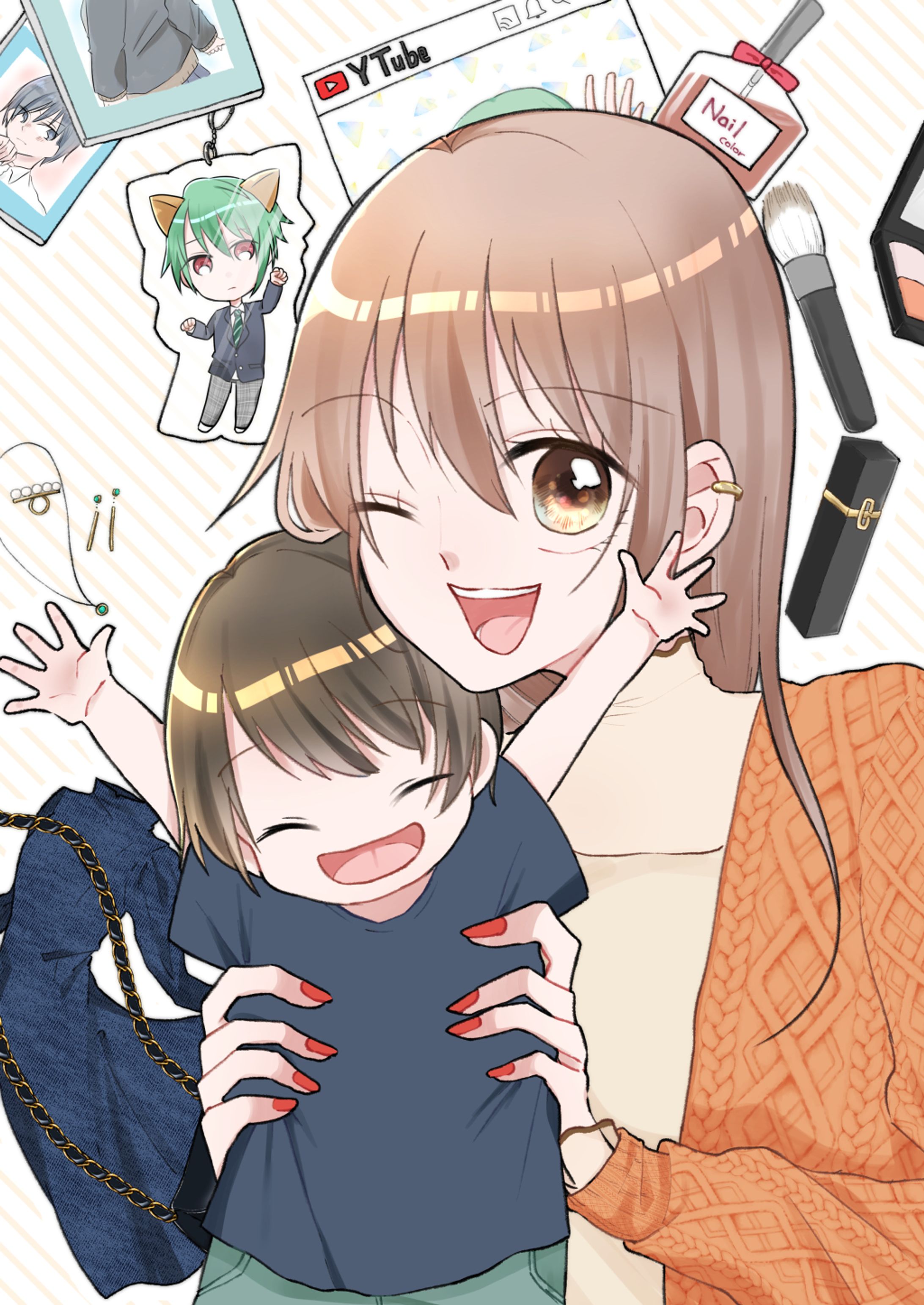 イラスト展出展作品　創作イラスト-1
