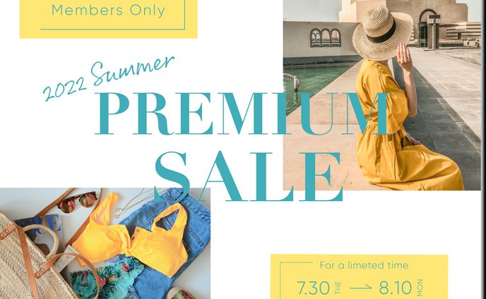 仮想アパレルセール広告バナー