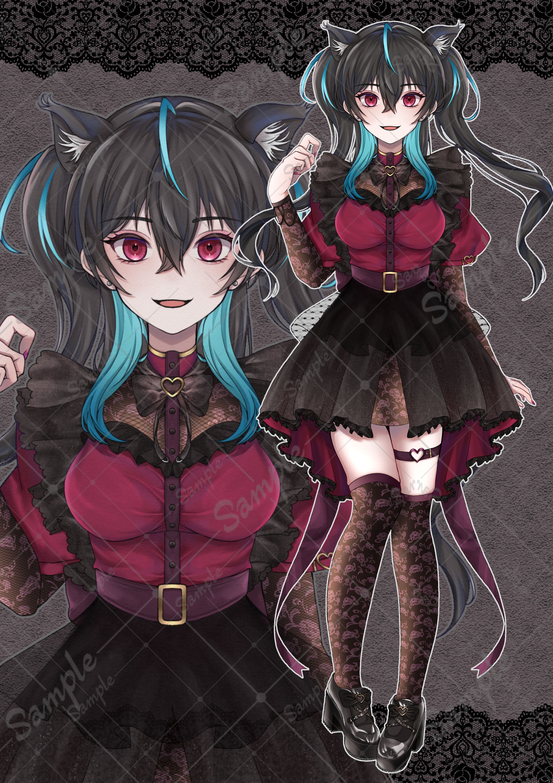 【ご依頼】IRIAM立ち絵制作＆衣装デザイン-1