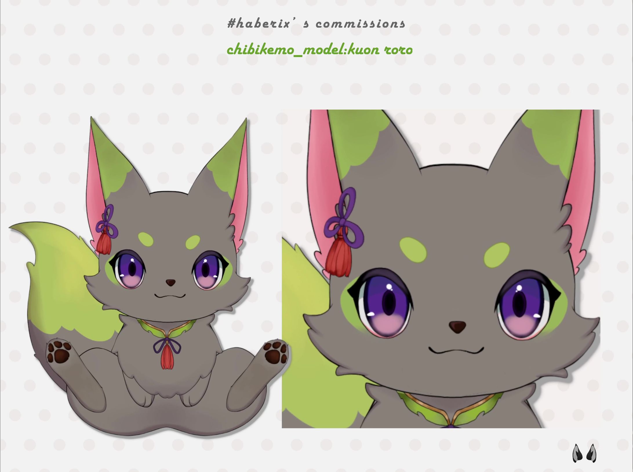 ちびケモモデル制作 / 久遠ろろ-1