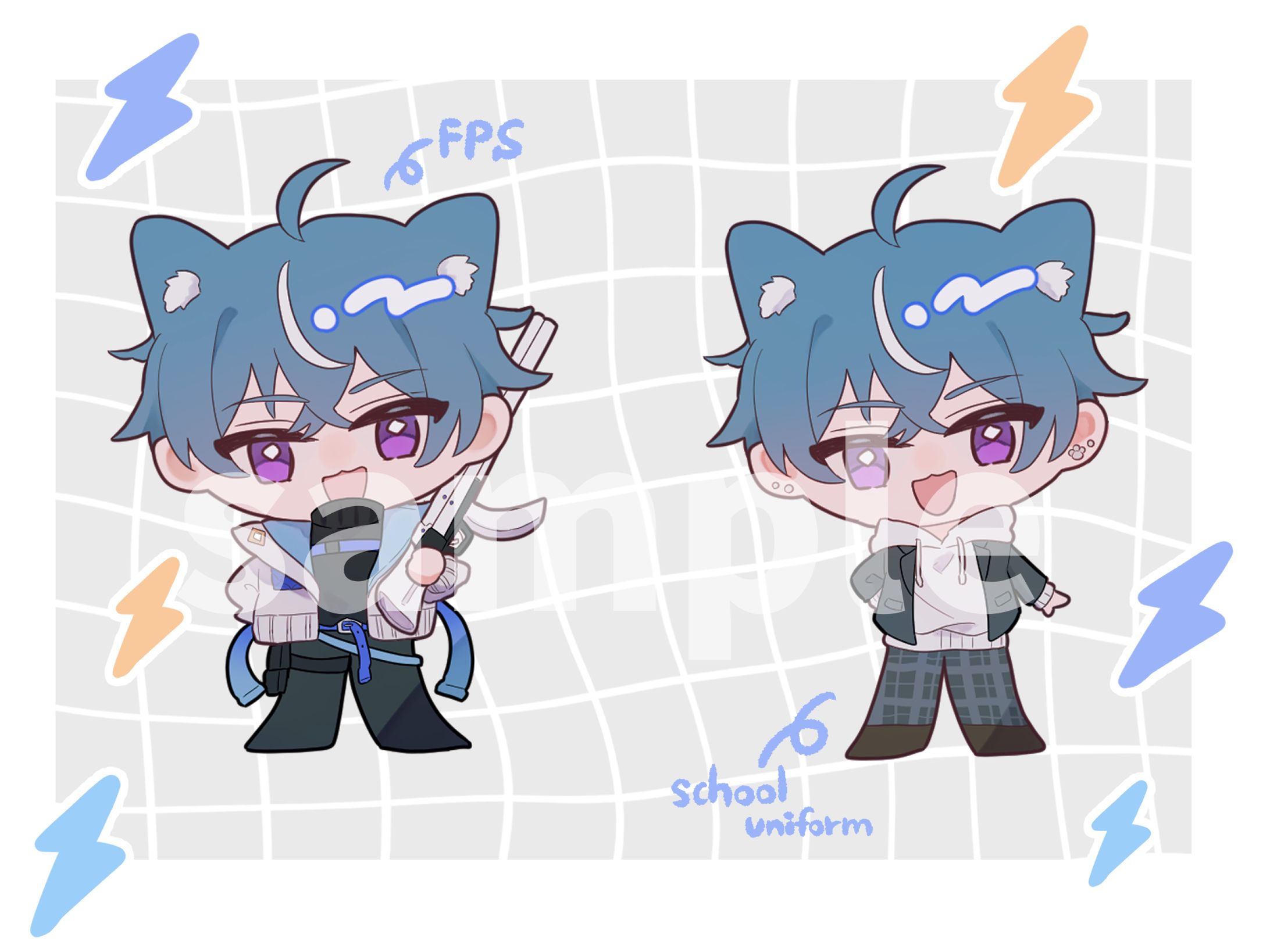 SDキャラ　ふぇりぃ様【ご依頼】-1