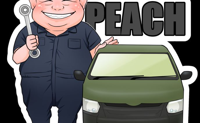 愛車と似顔絵