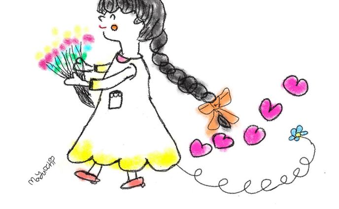 ⁡
イラストの仕事が一段落ついたので☺︎
⁡
線画の練習ということで
気の向くまま描いてみた♡
⁡
ドローイング（線画）に少し色を加えて
⁡
thank you with love♡☺︎
⁡
#絵描きビト
#ドローイング#drawing#Procreate #iPad
#デジタルイラスト #イラスト 
#アート#デジタルアート#ポストカード
#絵が好き#girl#Illustrator #illustration #art #Illust#beautifulgirl
#お絵描き #イラスタグラム#かわいい女の子のイラスト#優しいイラスト#イラスト好きな人と繋がりたい#絵描きさんと繋がりたい#イラストデザイン #ロゴデザイン #クリエイト #creative