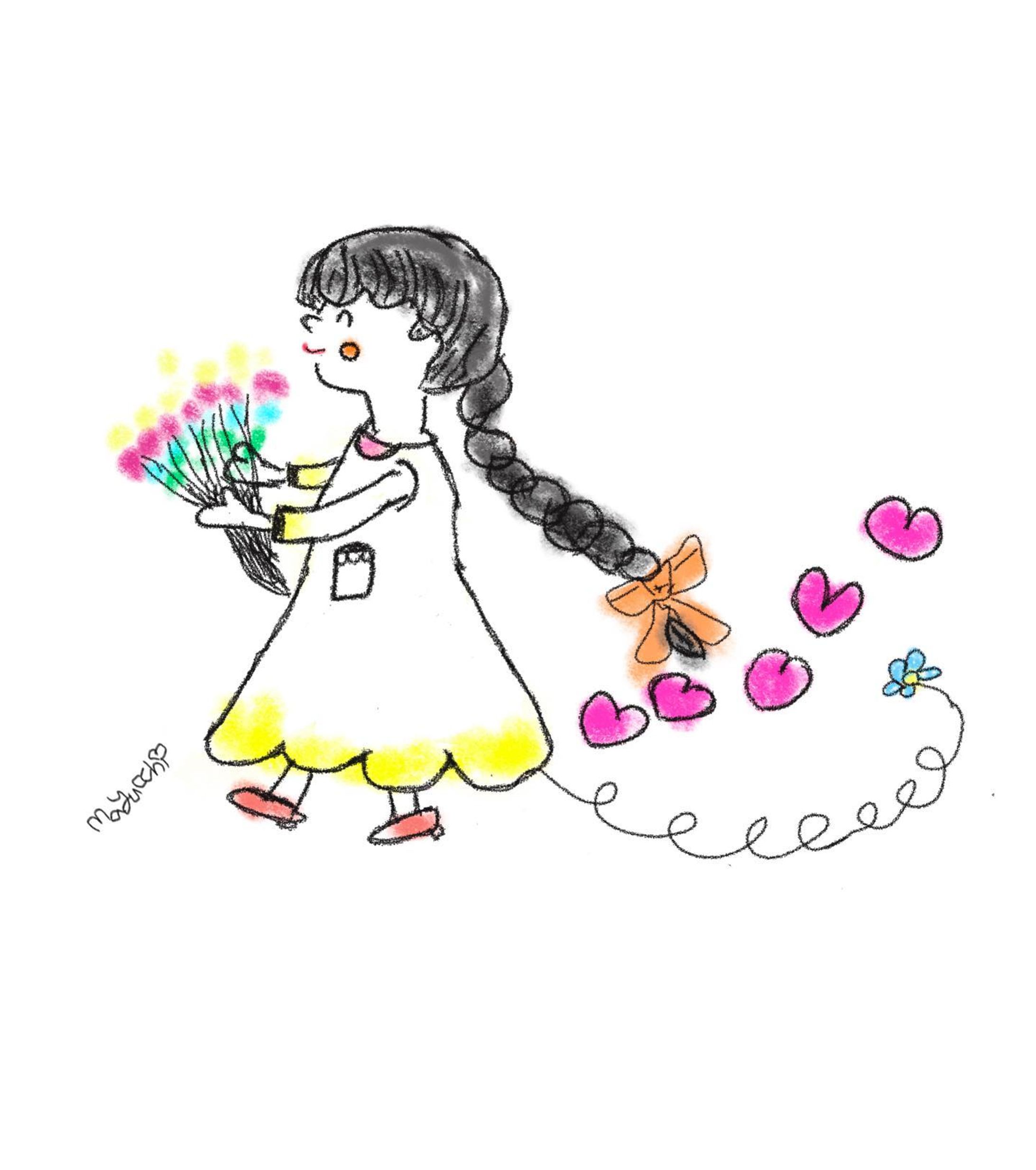 ⁡
イラストの仕事が一段落ついたので☺︎
⁡
線画の練習ということで
気の向くまま描いてみた♡
⁡
ドローイング（線画）に少し色を加えて
⁡
thank you with love♡☺︎
⁡
#絵描きビト
#ドローイング#drawing#Procreate #iPad
#デジタルイラスト #イラスト 
#アート#デジタルアート#ポストカード
#絵が好き#girl#Illustrator #illustration #art #Illust#beautifulgirl
#お絵描き #イラスタグラム#かわいい女の子のイラスト#優しいイラスト#イラスト好きな人と繋がりたい#絵描きさんと繋がりたい#イラストデザイン #ロゴデザイン #クリエイト #creative-1