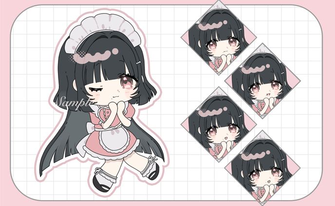 【ミニキャラ】一次創作イラスト
