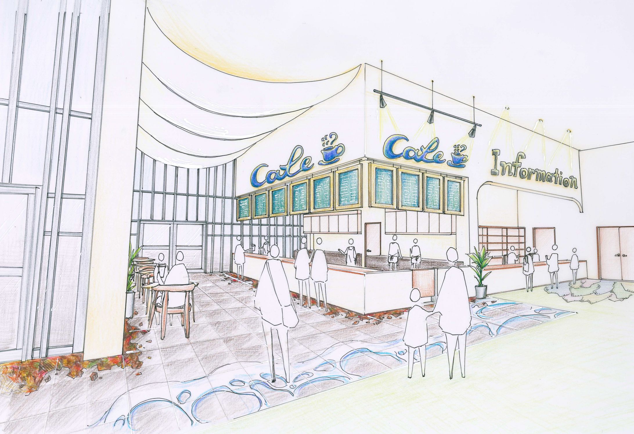 3年次 手描きパース集-1