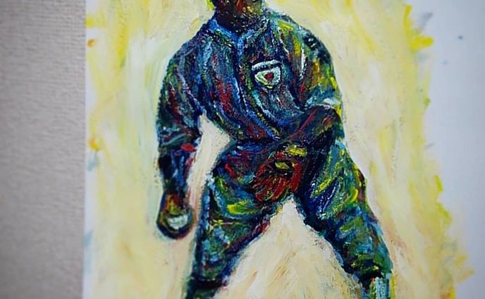 #今日は #プロ野球誕生の日
#大日本東京野球倶楽部 創立
#読売巨人軍 の #前身
#プロ野球 #日米野球
#沢村栄治
#ジャイアンツ
#野球 #baseball
◆
#今日は何の日
#whatistoday
#drawing #art 
#illustration
#一日一絵
#一発描き 
#下書きなし
#ctrlzの効かない世界