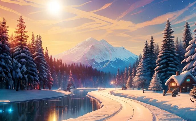 vroid、雪山登山