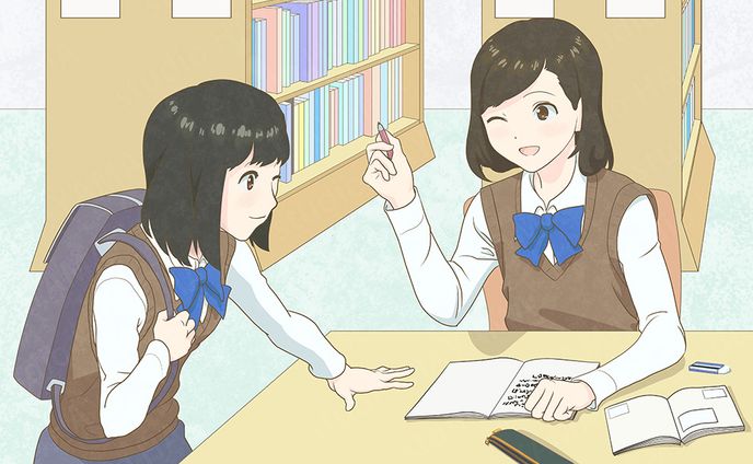 『勉強・学習』3種=図書館、自宅学習、通学中_電車内