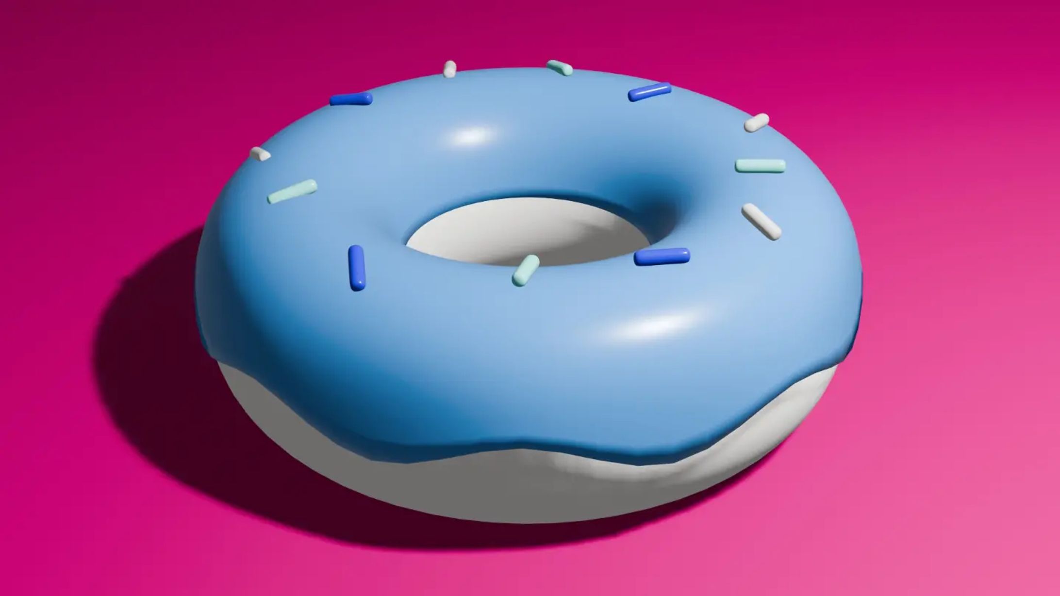 【3Dモデリング】ドーナツ-1