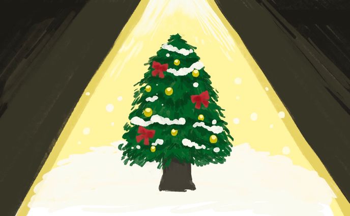 クリスマス配信背景
