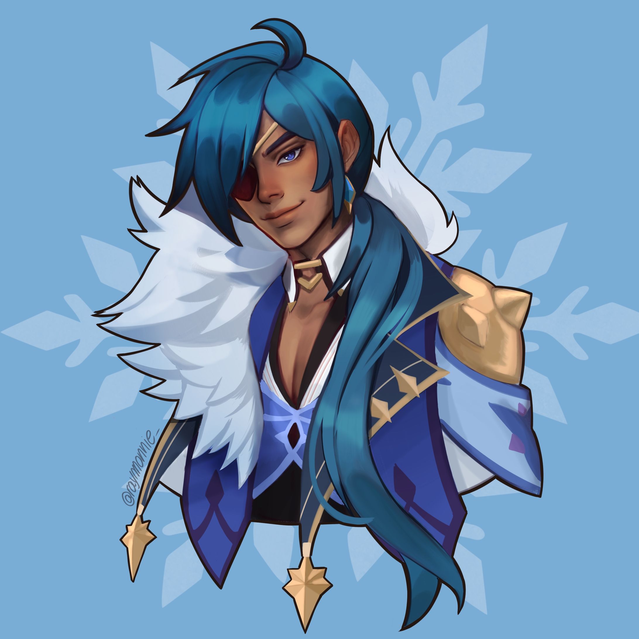 Kaeya(Fanart)-1