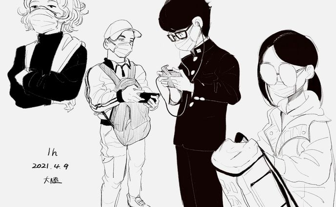 クロッキーや簡単なイラスト