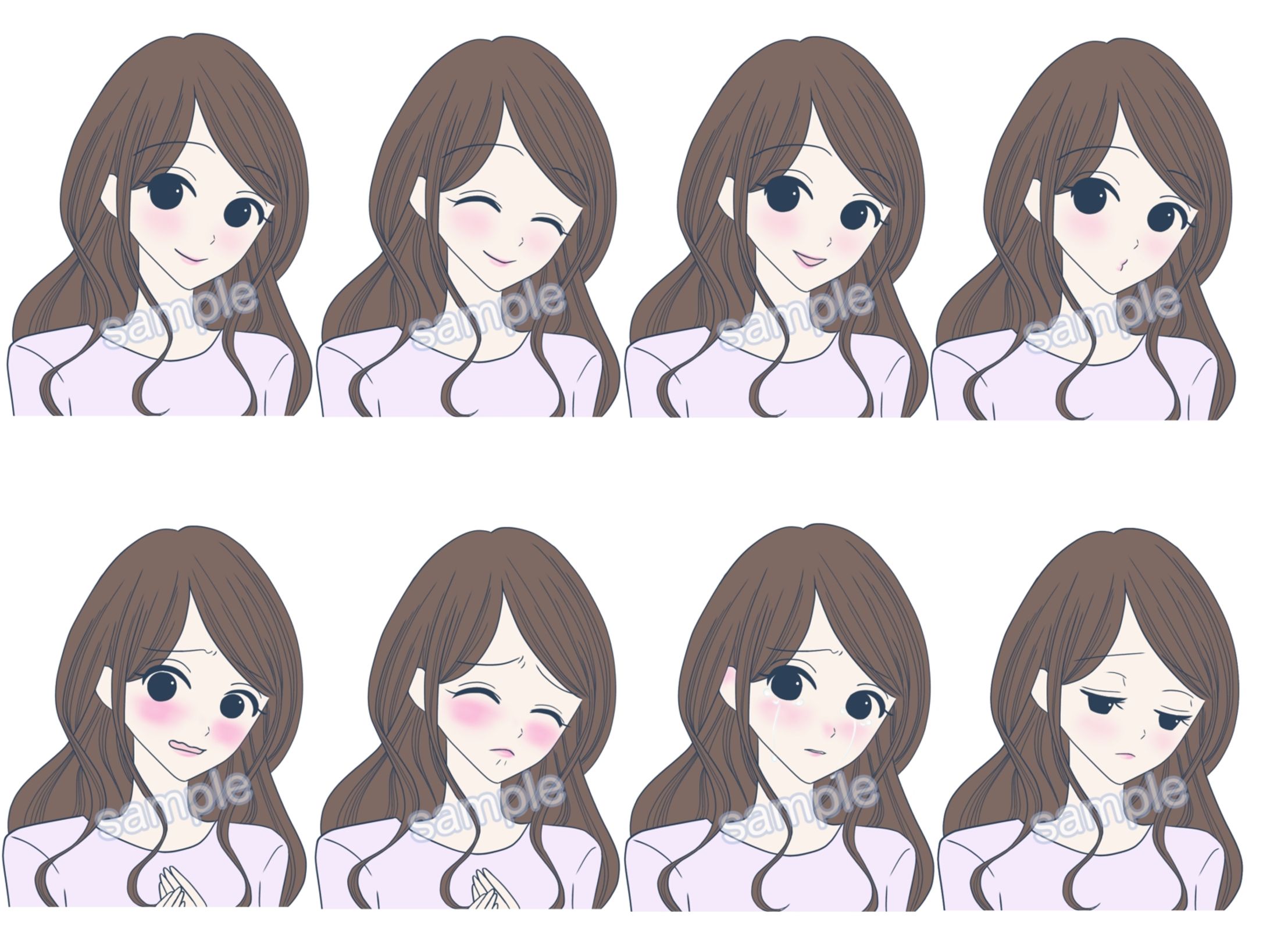 表情ちがいのイラスト作成（ココナラ）-1