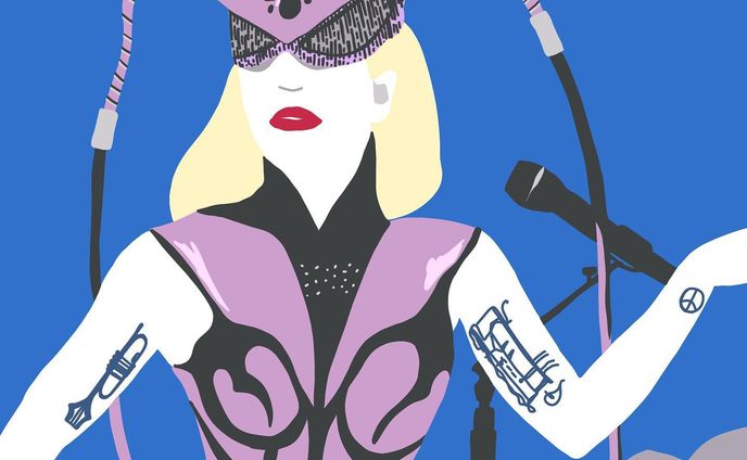 ー
GAGAさま
お誘いいただき行ってきましたー
かっこよかったー😎

流れる映像もまるでAlexey Brodovitch
(昔のハーパス・バザーのアートディレクター)
のグラフィックを映像化したようで✨🥹
かっこよ(何度も言ってました)

イラストは虫みたいなマスクのガガさま！

歳を聞かれる時は
「レディガガと同い年です」と言っていたんですが、
これからも言わせてください。

#ladygaga #ladygagaedit #ladygaganews #ladygagaconcert #ladygagacollection #alexeybrodovitch #peacesign #harpersbazaarjapan 
#bornthisway #pokerface #rainonme #thechromaticaball #レディーガガ #ガガ #衣装 #コスチューム #ボンテージ #ボディスーツ #ピアノ #ベルーナドーム #コンサート #イラストレーター #ファッションイラストレーター #ファッションスナップ #タトゥーデザイン #アリミノ マスク