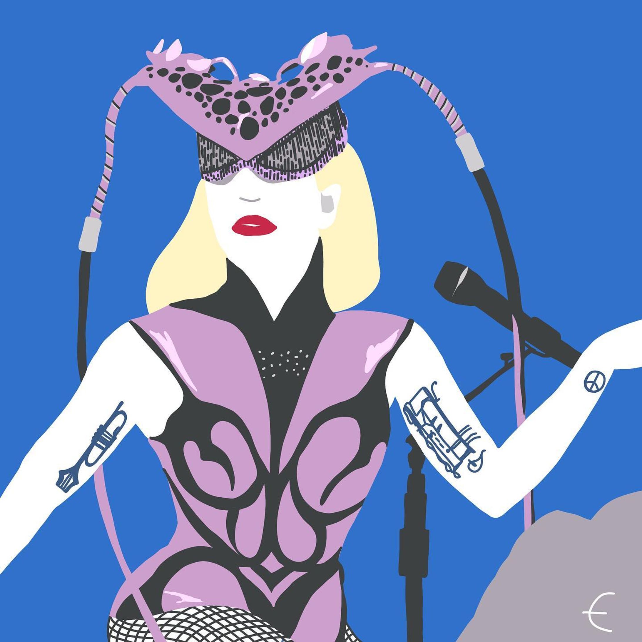 ー
GAGAさま
お誘いいただき行ってきましたー
かっこよかったー😎

流れる映像もまるでAlexey Brodovitch
(昔のハーパス・バザーのアートディレクター)
のグラフィックを映像化したようで✨🥹
かっこよ(何度も言ってました)

イラストは虫みたいなマスクのガガさま！

歳を聞かれる時は
「レディガガと同い年です」と言っていたんですが、
これからも言わせてください。

#ladygaga #ladygagaedit #ladygaganews #ladygagaconcert #ladygagacollection #alexeybrodovitch #peacesign #harpersbazaarjapan 
#bornthisway #pokerface #rainonme #thechromaticaball #レディーガガ #ガガ #衣装 #コスチューム #ボンテージ #ボディスーツ #ピアノ #ベルーナドーム #コンサート #イラストレーター #ファッションイラストレーター #ファッションスナップ #タトゥーデザイン #アリミノ マスク-1