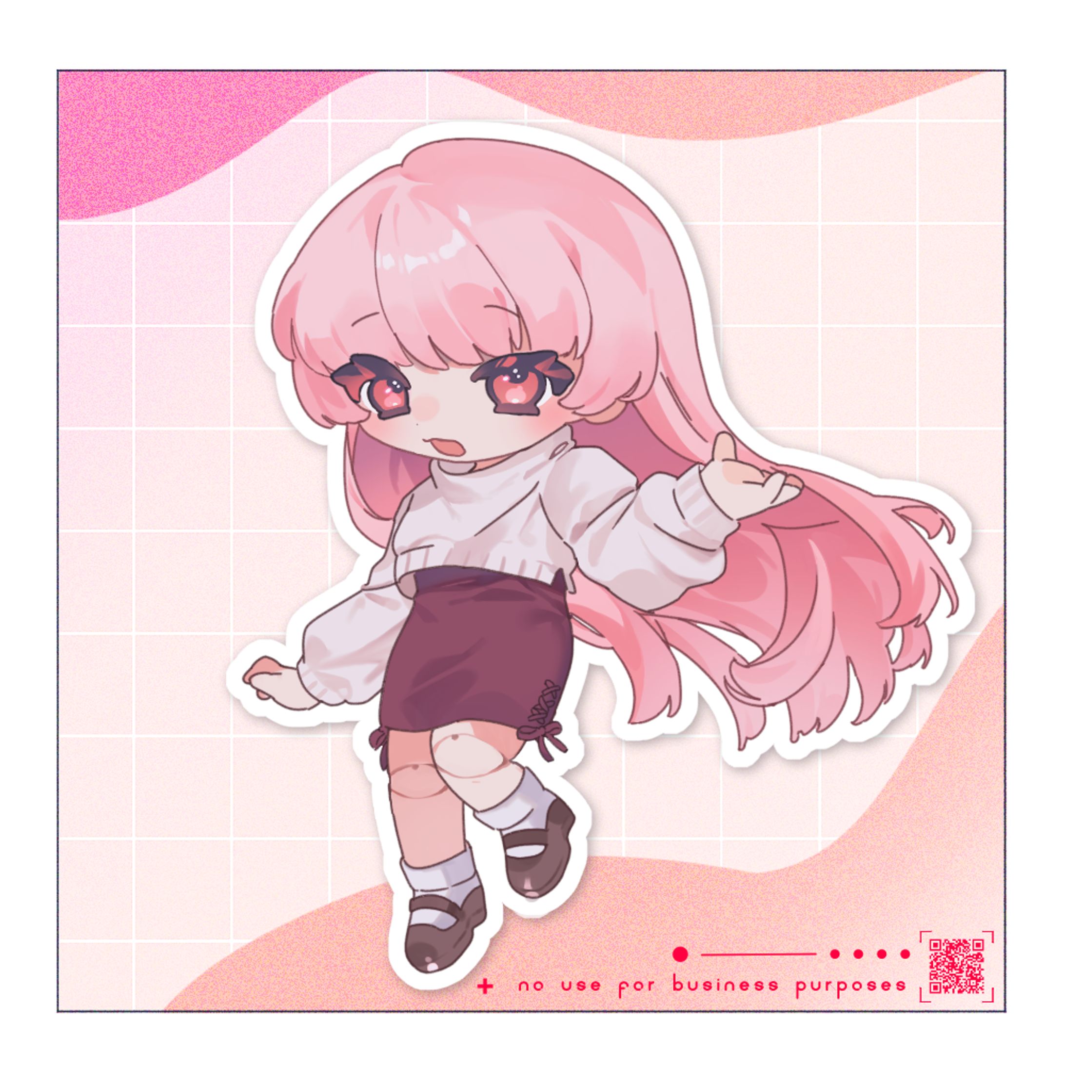 水彩塗りデフォルメイラスト-1