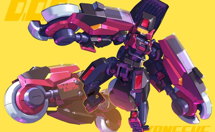 「爆走変形ハングオン」 新型マシン「D.O.D.」デザインおよび各種イラスト制作