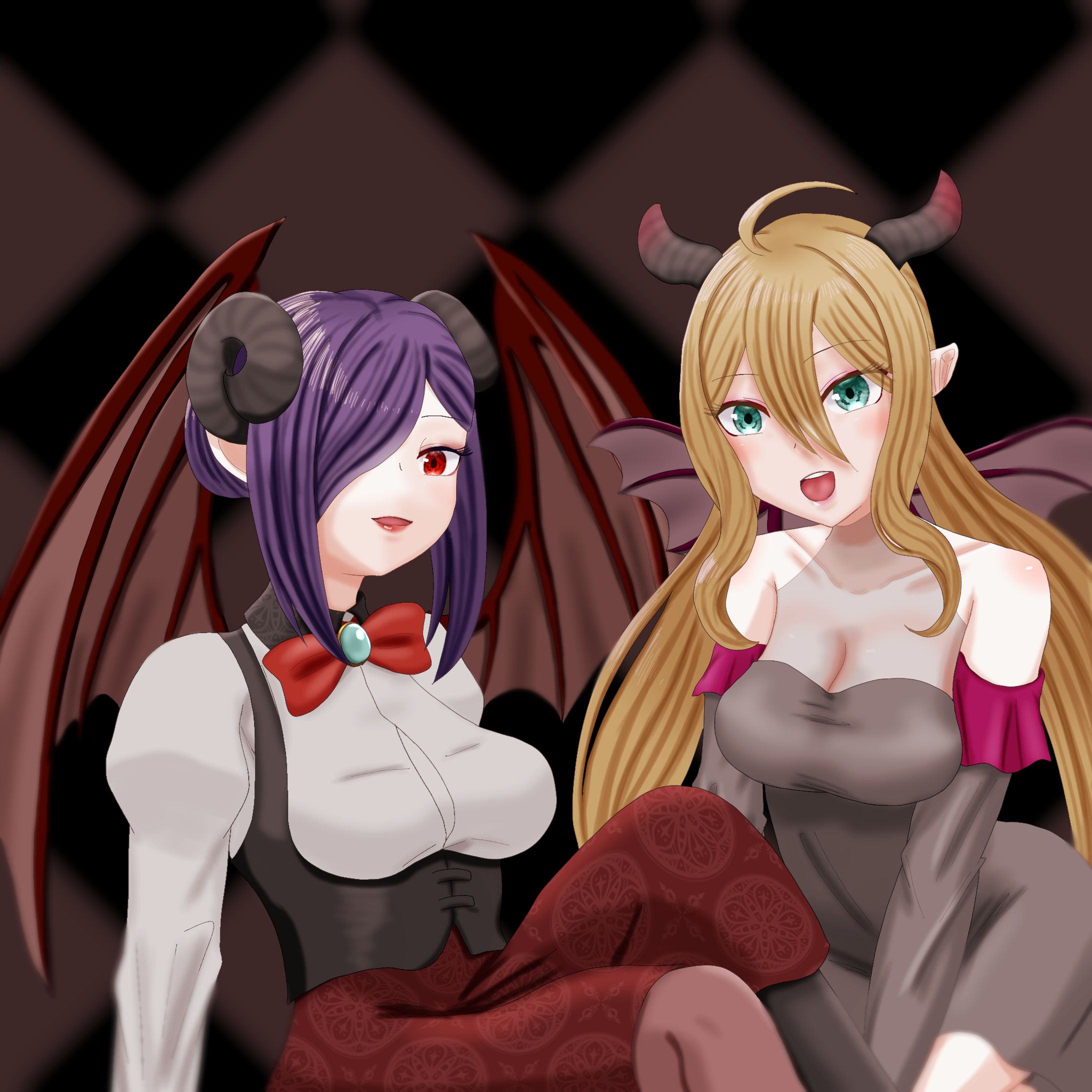 ハロウィンイラスト(自探索者  悪魔)-1