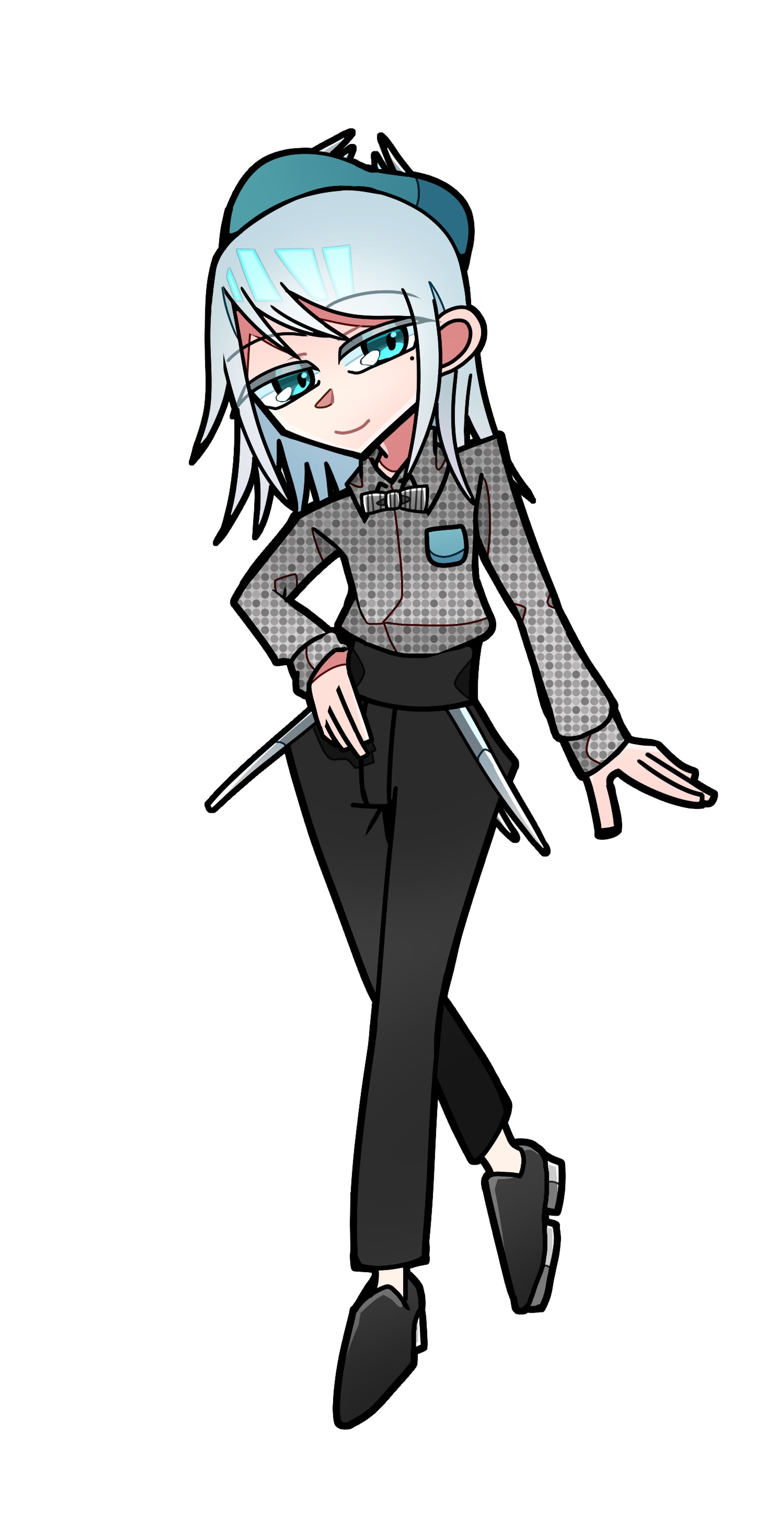人工衛星擬人化　はくちょう-1