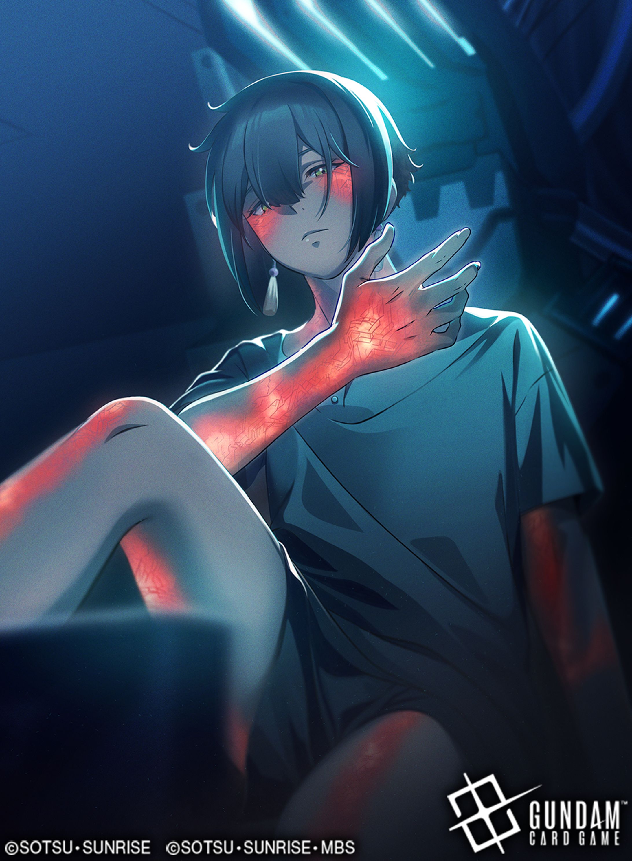 【仕事絵】ガンダムカードゲーム「エラン・ケレス（強化人士4号）」-1