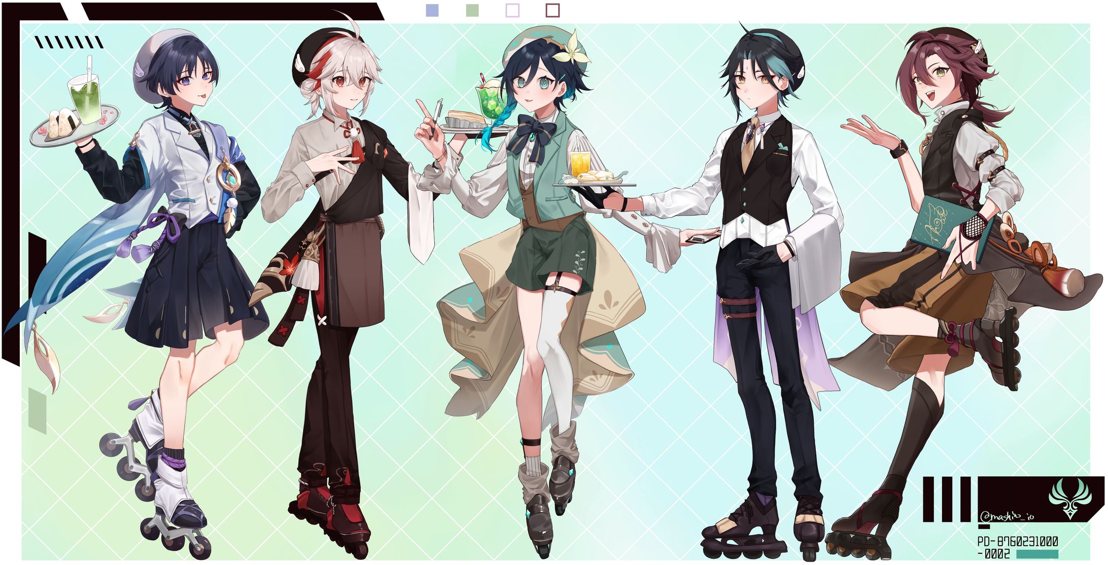 【ファンアート】風男子捏造衣装デザインイラスト-1