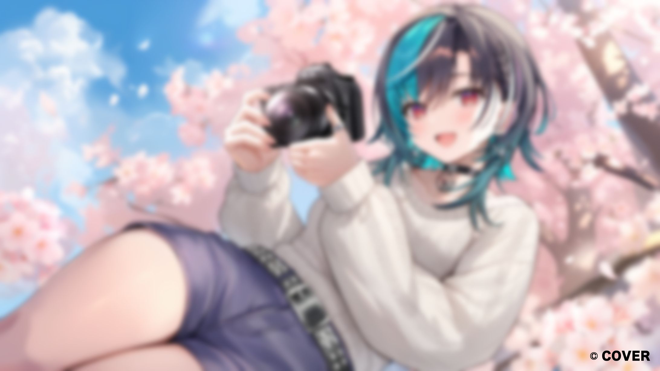 ホロライブ所属・輪堂千速様　2026年3月メンバーシップ限定壁紙イラスト-1