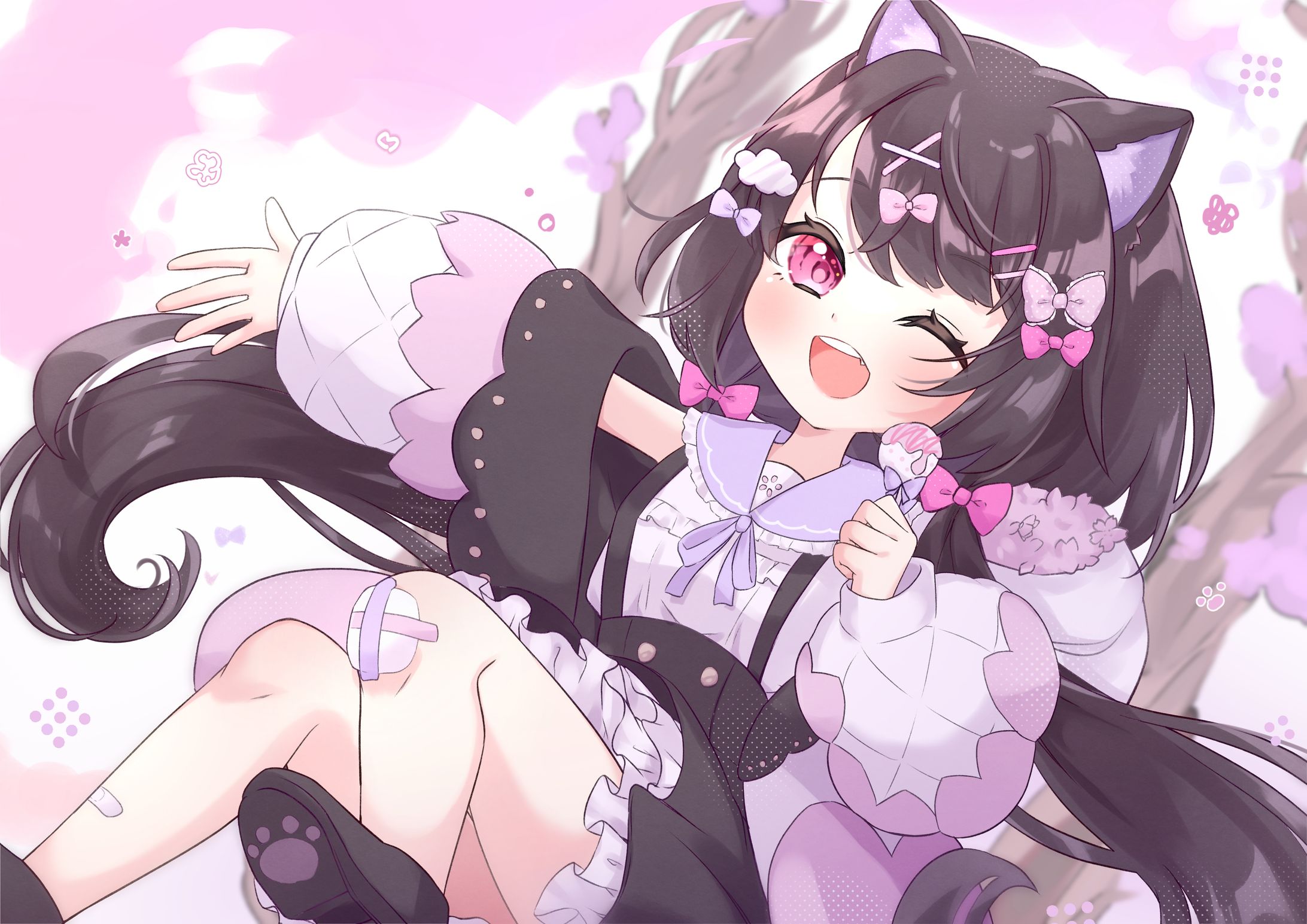 【創作】さくらねこ-1