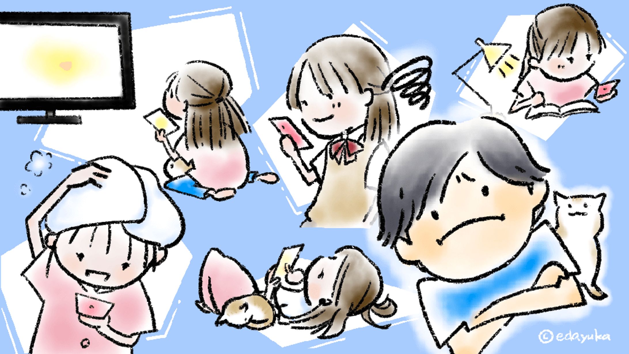 ブログ挿絵【『思秋期バンザイ！』様】-1