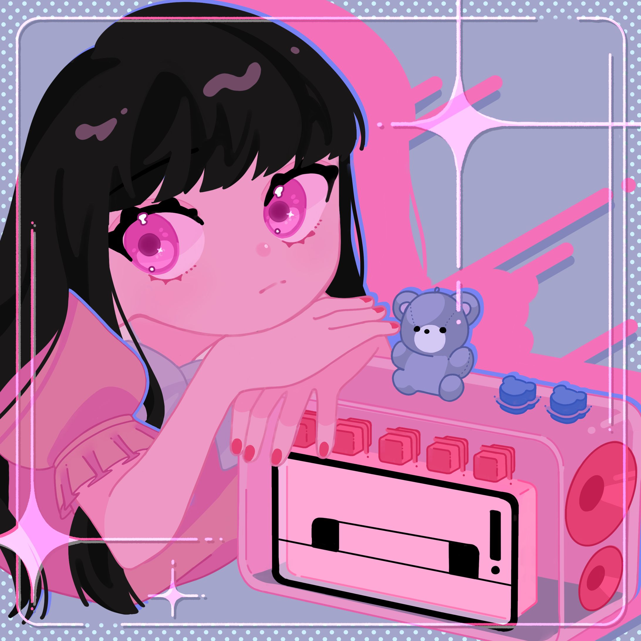 【commission】swim様  楽曲カバーイラスト担当-1