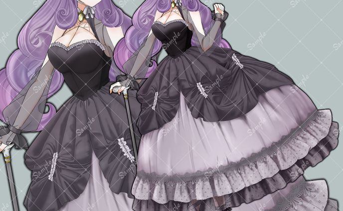 CoC「ヤドリギあやかし探偵社」　HO蜘蛛 　立ち絵1