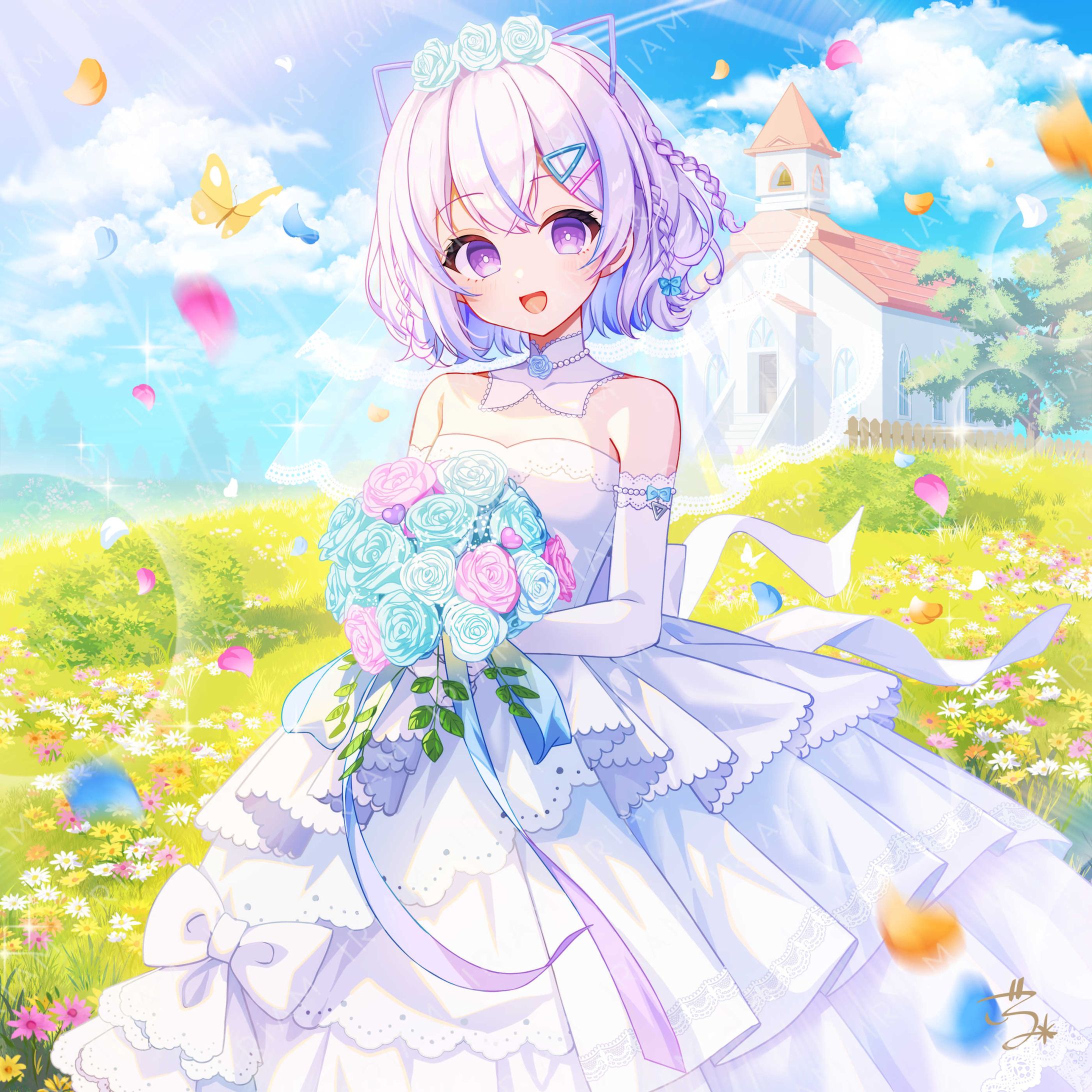 株式会社IRIAM様「祝福のブーケ」イベントキービジュアル-1