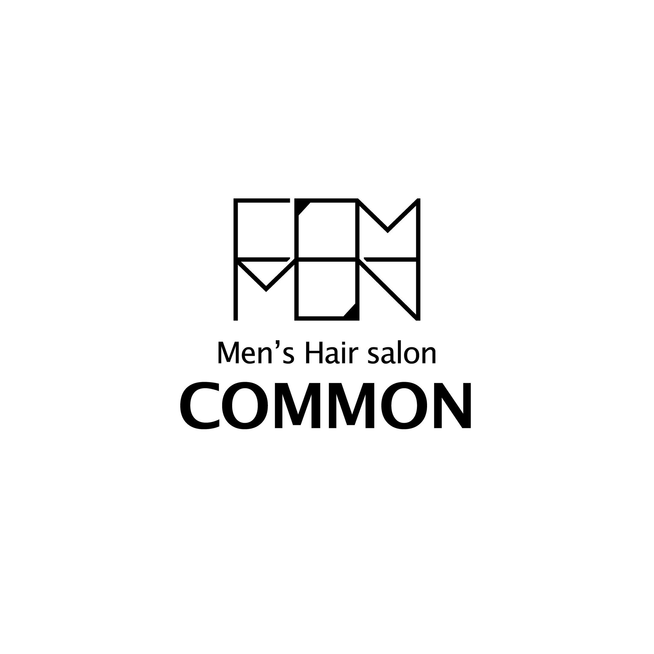 メンズヘアサロン「COMMON」　ロゴ-1