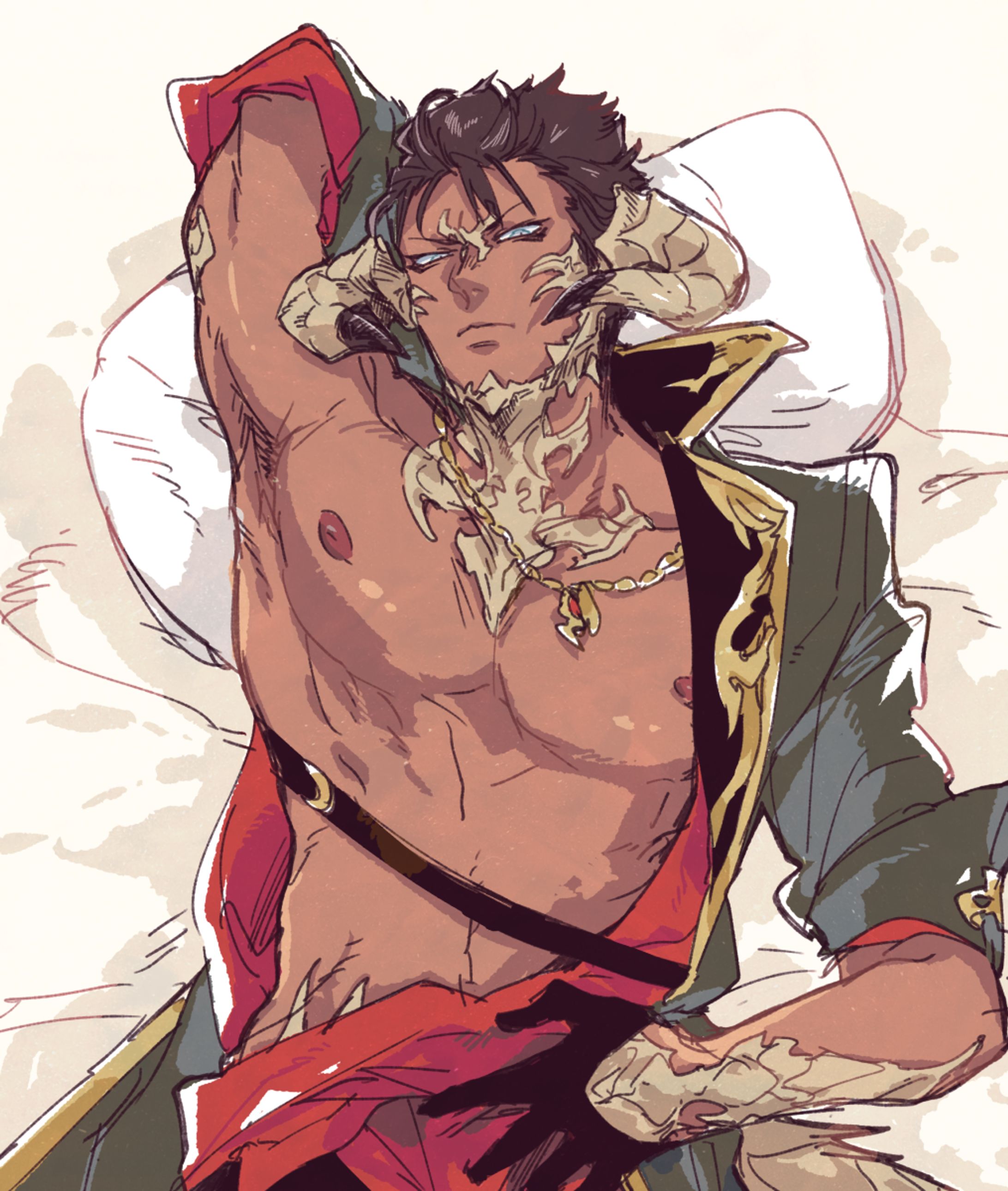 【二次創作】(友人の)自機光オスラ抱き枕カバー-1