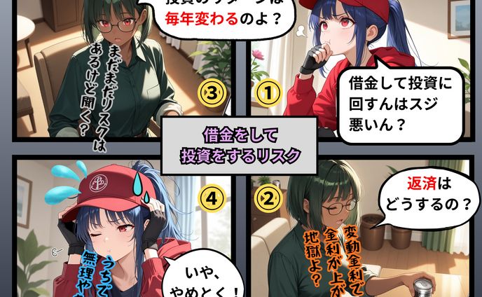 借金をして投資をするリスク