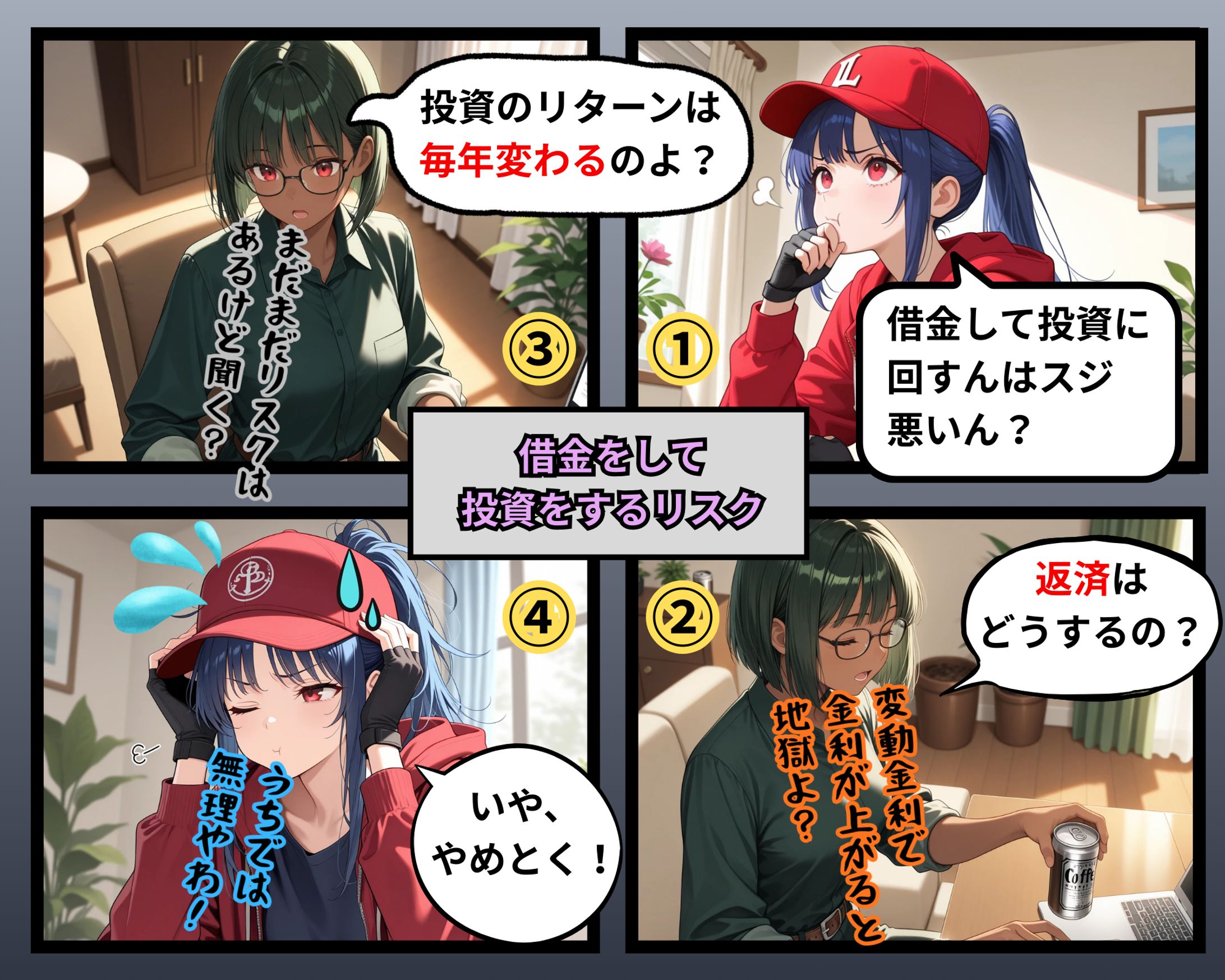 借金をして投資をするリスク-1