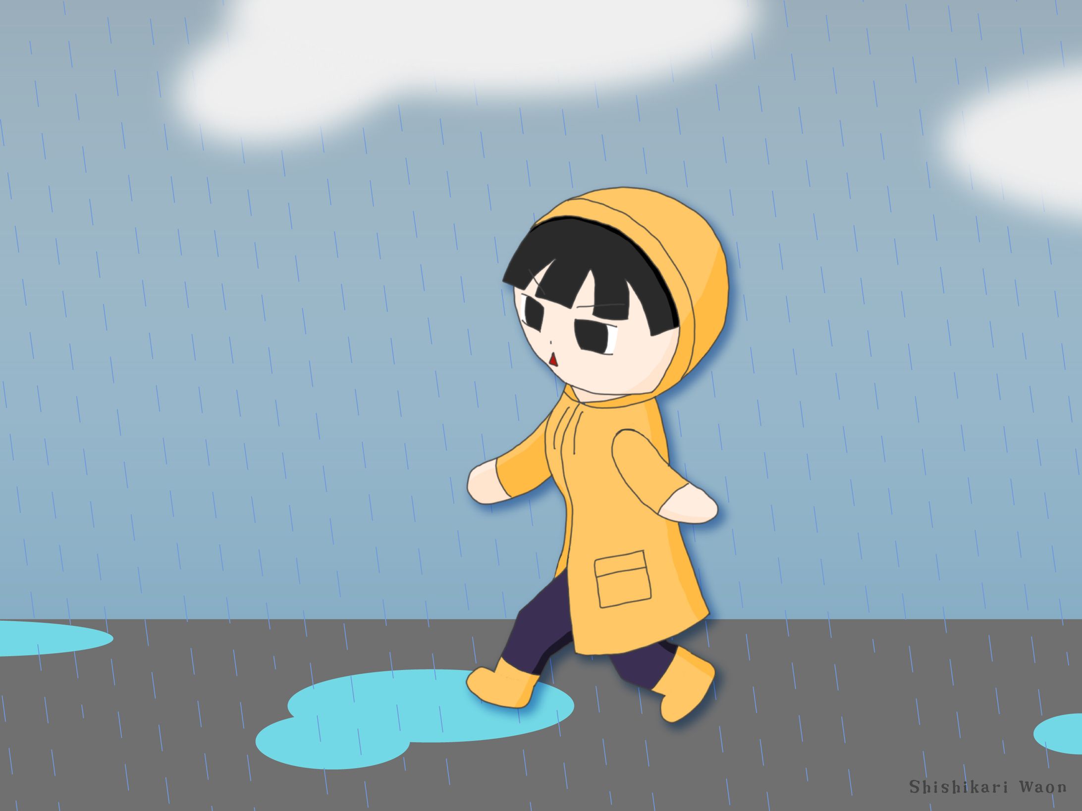 『梅雨』(獅子狩 和音)-1